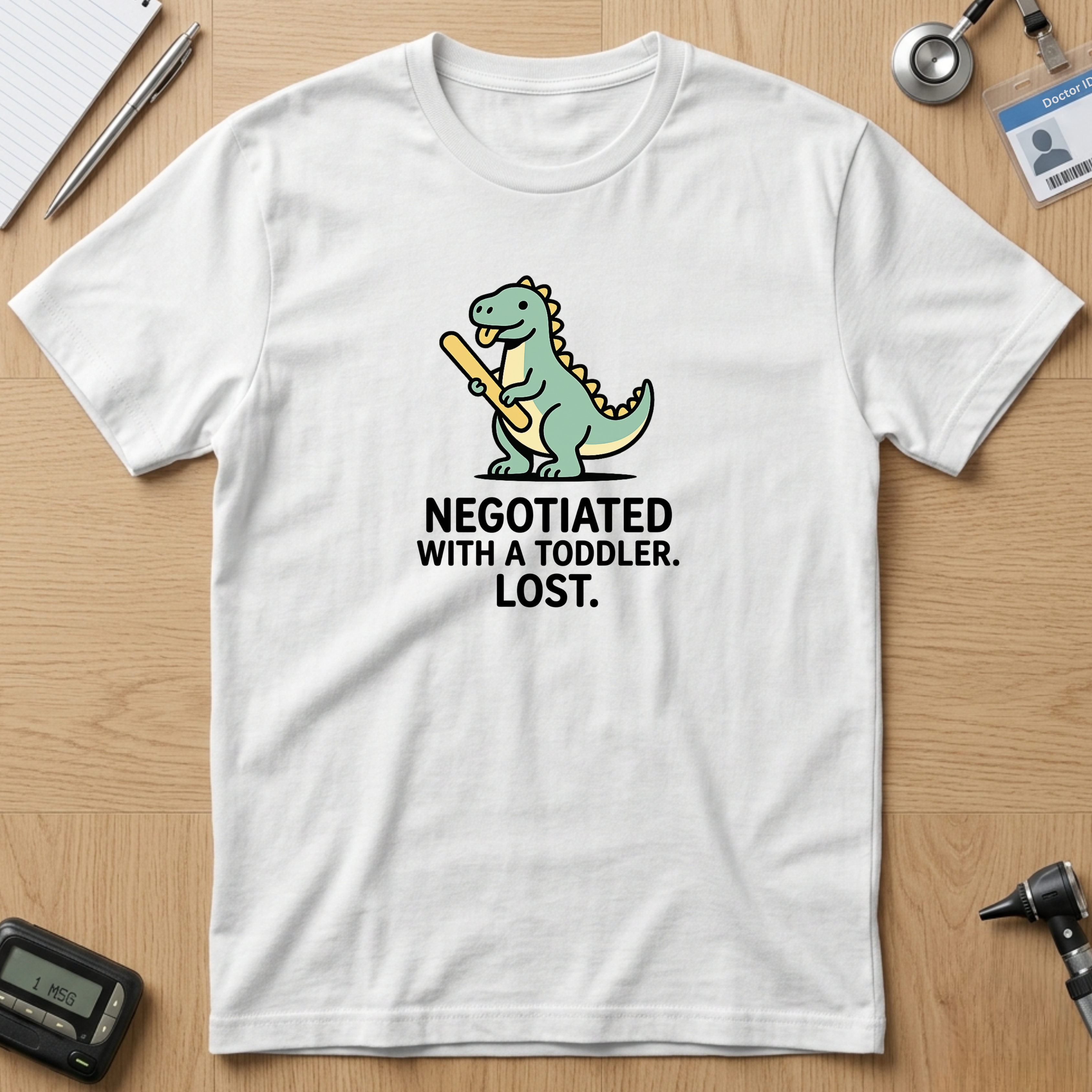 Negotiated With A Toddler & Lost T-Shirt
