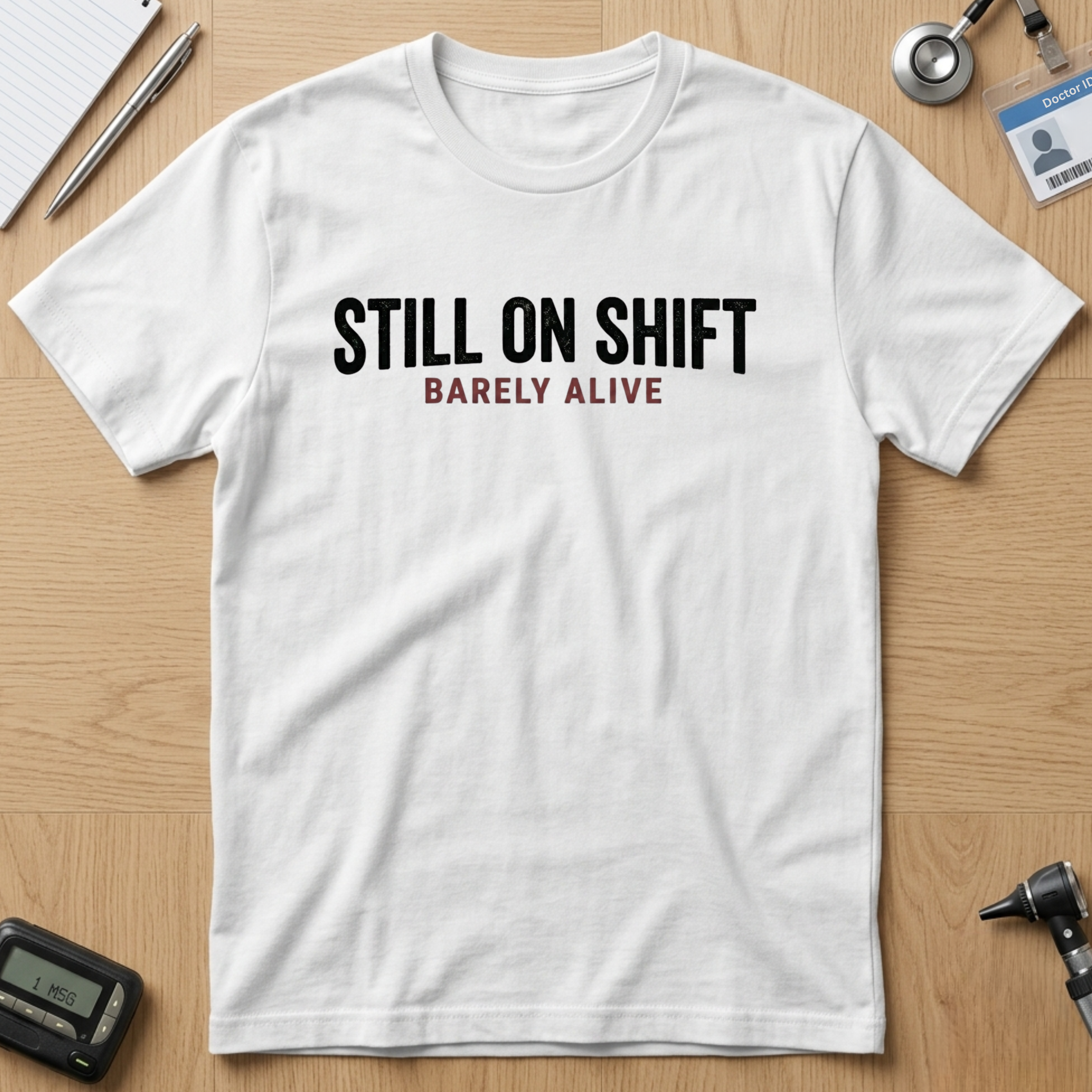 Still On Shift Barely Alive T-Shirt