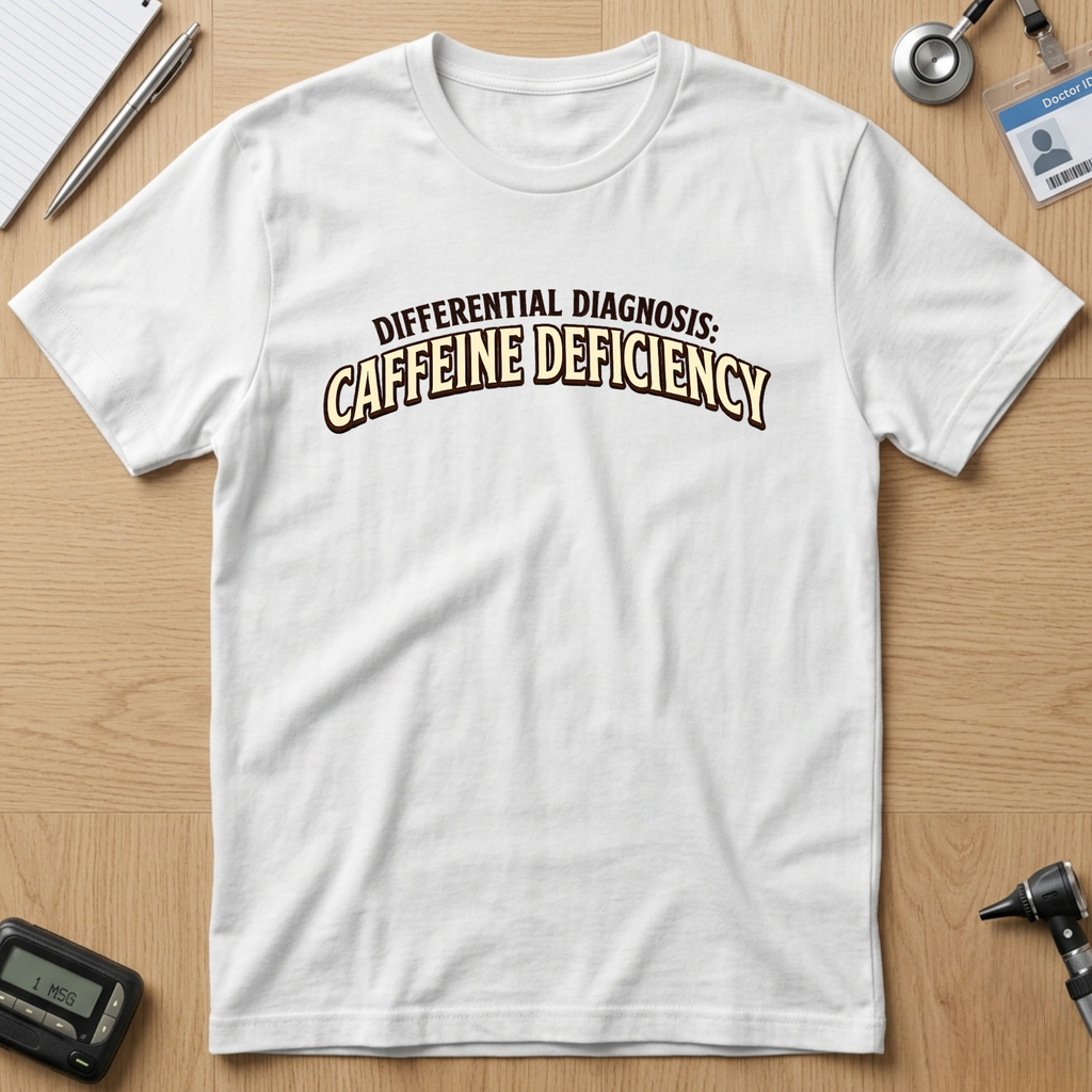 Caffeine Deficiency T-Shirt